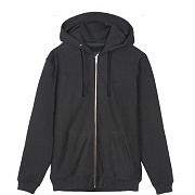 STOCK LOGO ZIP HOOD-BLK